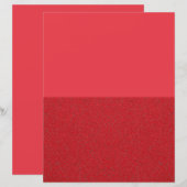 Feuilles de papier sur mesure rouge tomate (Devant / Derrière)