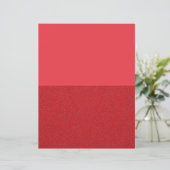 Feuilles de papier sur mesure rouge tomate (Debout devant)