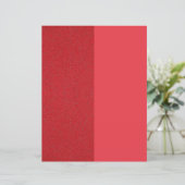 Feuilles de papier sur mesure rouge tomate à bruit (Debout devant)