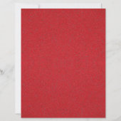 Feuilles de papier sur mesure rouge tomate noir (Devant)