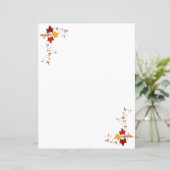 Feuilles de papier - Vignes d'automne (Debout devant)