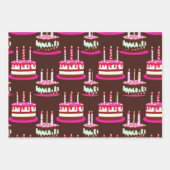 Feuilles de papier Whacky Birthday Cake (Devant 3)