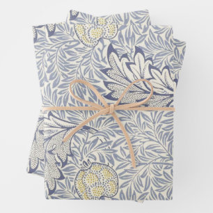Feuilles de papier William Morris 19e siècle