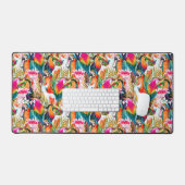 Feuilles de perroquets et palmiers (Clavier et souris)