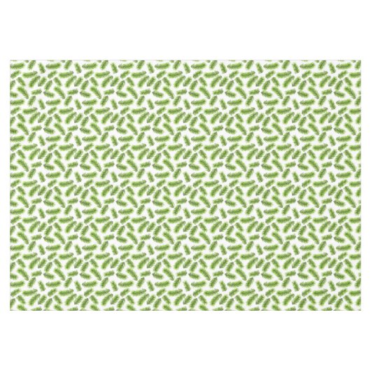 Feuilles de pin sur nappes blanches (Devant (Horizontal))