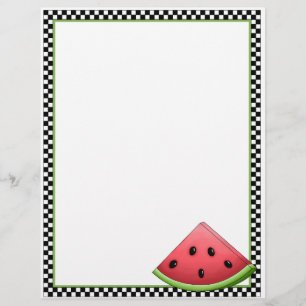 Feuilles de recette de pastèque