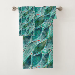 Feuilles de rivière bleues d'eucalyptus à l'aquare