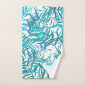 Feuilles de saule aquatique et serviettes de bain (Serviette à main)