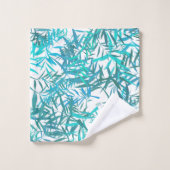 Feuilles de saule aquatique et serviettes de bain (Gant de toilette)