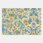 Feuilles de saule, fleurs d'Arcadia et Positano (Devant 3)