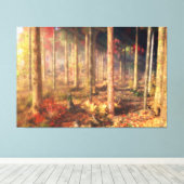 Feuilles de toile d'or (Insitu (Plancher de Bois))