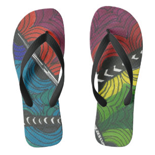 Feuilles de tongs Zen (multicolore)
