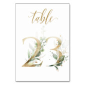 Feuilles de Vert Or Table 23, Numéro de Table (Par défaut)