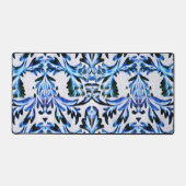 Feuilles défilées - Bleu (Recto)