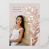 Feuilles déjoués | Faire-part d'obtention d'une li (Recto)