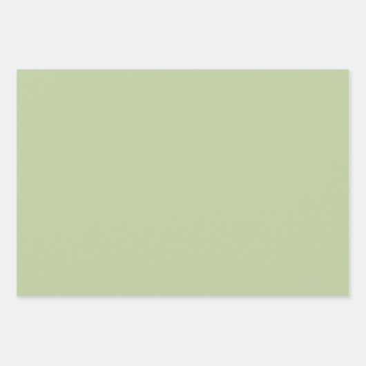 Feuilles d'emballage rose, vert et rose (Devant 3)
