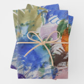 Feuilles d'enveloppement de couleur (En situation)