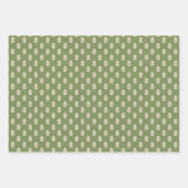 Feuilles d'enveloppement de Noël nordique (Devant 2)