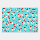 Feuilles d'enveloppement Domino - Assorties (Devant 2)