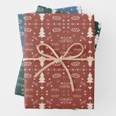 Feuilles d'enveloppement Motif de vacances - Ensem