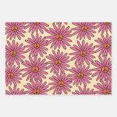 Feuilles d'enveloppement Retro Floral inspirées de (Devant)