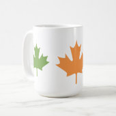 feuilles d'érable colorés - tasses (Devant gauche)