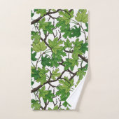 Feuilles d'érable sur fond blanc (Serviette à main)