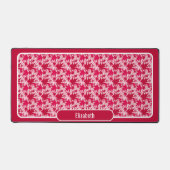 Feuilles d'érable sur fond rose (Recto)