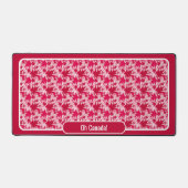 Feuilles d'érable sur un Arrière - plan rose (Recto)