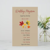 feuilles d'érable vintages - feuille de papier du (Debout devant)