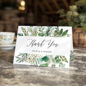 Feuilles d'eucalyptus élégantes Merci