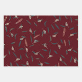 Feuilles d'oiseau d'automne Feuille de papier d'en (Devant)