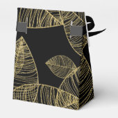 Feuilles d'or sur Ballotins Black Elegant (Arrière)