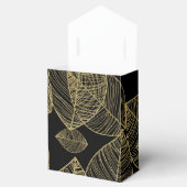 Feuilles d'or sur Ballotins Black Elegant (Ouvert)