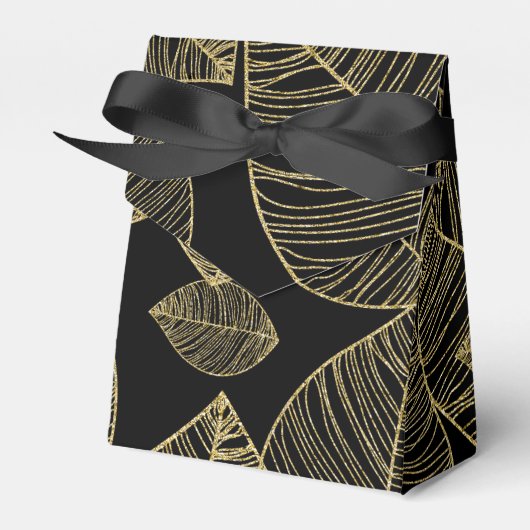 Feuilles d'or sur Ballotins Black Elegant (Verso)