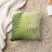 Feuilles doux Crème verte Jeu Coussin de coussin (Couverture)