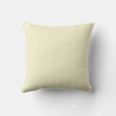 Feuilles doux Crème verte Jeu Coussin de coussin (Verso)