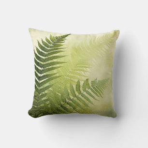 Feuilles doux Crème verte Jeu Coussin de coussin