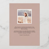 Feuilles en boîte à lettres | Faire-part d'obtenti (Verso)