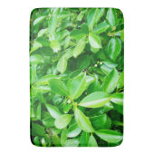Feuilles en caoutchouc vert, tapis de bain en mous (devant Vertical)