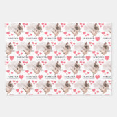 Feuilles en papier d'enveloppement de Carlin Angel (Devant 3)