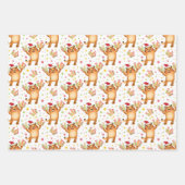 Feuilles en papier d'enveloppement de tigres de va (Devant 3)