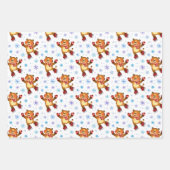 Feuilles en papier d'enveloppement de tigres de va (Devant 2)