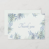 Feuilles et Baies Bleues Merci (Devant / Derrière)