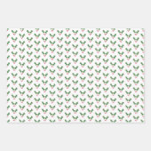 Feuilles et baies de houx avec Cardinal rouge Noël (Devant 2)