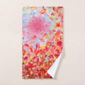 - Feuilles et ciel Abstraits de l'automne (Serviette à main)