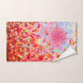 - Feuilles et ciel Abstraits de l'automne (Serviette à main)