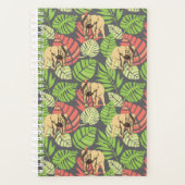 Feuilles Et Éléphants De La Jungle Exotique (Devant)