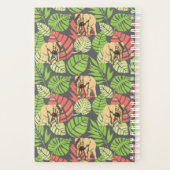Feuilles Et Éléphants De La Jungle Exotique (Dos)