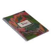 Feuilles et formes géométriques. carnet (Côté Droit)